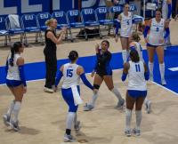 EIU volleyball falls in four sets to Illinois