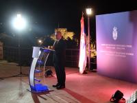 Kozarev in Herceg Novi at Ceremony Marking Serbian Unity, Freedom and National Flag Day