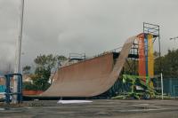 Europe's largest vert ramp assembled as Pitt St Skatepark gets ready for Wheatus headlined Send It 100 festival