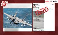 Fact Check: IAF MiG-29 fighter jet crash-lands due to pilot error? No, footage is from a video game