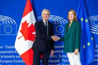 Carney doubles down in the European Parliament: “A Canada–EU alliance serves as a beacon for other democracies”