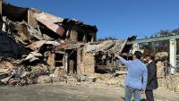 Ambassador Formosa visits the Italian company razed to the ground by two Russian missiles
