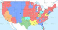 Broncos vs. Jaguars TV broadcast map for Week 2
