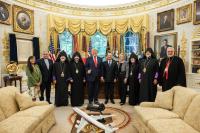 U.S. Armenian Religious Leaders, Trump Pray in White House