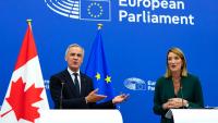 Trump threatens EU tariffs over proposed Canada membership