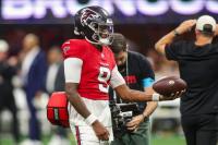 Falcons OC praises Michael Penix Jr., cedes QB plan to medical staff