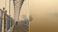 Orange haze covers Indonesian city as wildfires spread