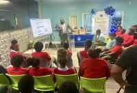 Deputy Supt. of Insurance tutors ISBET students on insurance career paths