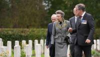 Princess Anne opens new chapter for German Military Cemetery in Staffordshire