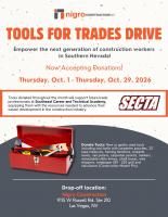 ‘Tools for Trades’ Drive Returns to Help Prepare Southern Nevada’s Next Generation of Builders