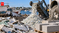 Rhode Island pilot recycled 80 short tons of fibreglass from old boats using a $105,000 NOAA grant, turning shredded hulls into cement material
