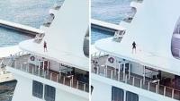 Norwegian Cruise Line Guest’s Risky Climb for a Selfie