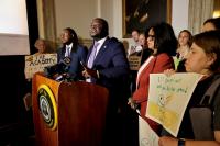 Philadelphia City Council members and local advocates rally to keep Academy of Natural Sciences museum open