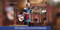 Cancer survivor returns to stage with daughter to raise money for cancer research
