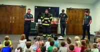 Firefighters educate children about fire prevention