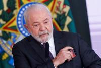 World Reuters Brazil's Lula holds lead over Flavio Bolsonaro ahead of election, Datafolha poll shows