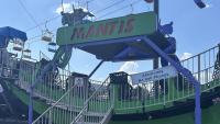 Cellphone became 'dangerous projectile' on Mantis ride, injuring child at fair: NCDOL A cellphone fell during a ride on the Mantis at the North Carolina Mountain State Fair and struck another guest, according to the state's Department of Labor.