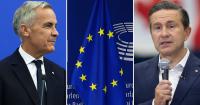 PM Carney welcomes ‘ambition’ in EU relationship while Trump, Poilievre slam potential deal
