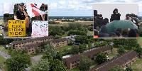 Migrant camps 'turn British towns into no-go zones for women' as fears rise for future of Piddington