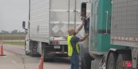 Truckers surprised with gifts for National Truck Driver Appreciation Week