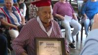 Central Iowa man surprised with high school diploma at age 98