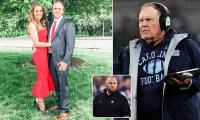 Fans left baffled as Jen Belichick releases statement on her husband's shock UNC exit... after drug probe and his mysterious 'medical leave'