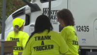 Truckers get surprise honor at rest stops