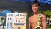 Florida teen swimmer inspires kids fighting cancer