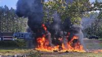 US F-16 fighter jet crashes during training in Michigan; pilot ejects safely