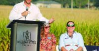 Shell, Twigg talk agriculture goals for state, MSU at Breakfast on the Farm