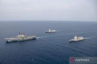 Indonesia's aircraft carrier Giuseppe Gribaldi docks at Jakarta port