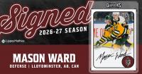 Atlanta Gladiators sign big defenseman Mason Ward