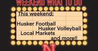 Weekend what to do: Husker tailgates, new live music, more