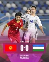 Kyrgyz women's U17 football team draws with Uzbekistan