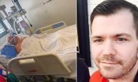 Brit who has seizures since violent mugging now fights for life after having a fit during family holiday to overcome the trauma and smashing his head