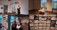 Palestinian designer turns messages from Gaza, West Bank, Nazareth and Beirut into 30kg porcelain-covered thobe