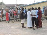 World Associated Press Nigeria police fire tear gas at protesters gathering over the deaths of 37 miners in custody