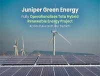 Juniper Green Energy Completes 75 MW Tata Hybrid Project in Maharashtra
