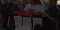 Culinary workers protest outside union headquarters on healthcare, worker raises
