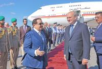 King arrives in Greek capital