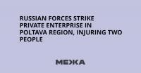 Russian Forces Strike Private Enterprise in Poltava Region, Injuring Two People