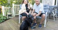 Community members help reunite family with lost dog