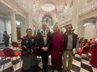Office of Tibet London Participates in the Act of Remembrance for the Nepal-Tibet Border Flood Disaster