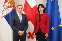 Jović Confers with Georgian Foreign Minister