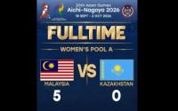 Sport : Aichi-Nagoya 2026: Malaysian Tigress Thrash Kazakhstan 5-0 In Opener