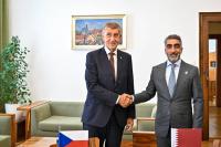 Czech prime minister meets Qatar's ambassador