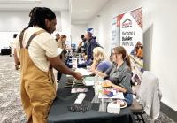 Job seekers skip the screen to meet employers