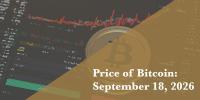 Current price of Bitcoin for September 18, 2026
