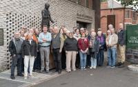 Former media professionals from Norway round off trip to the North with Áras Uí Chonghaile visit