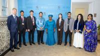 Young Trade Leaders meet with DG; discuss AI, environment, needs of developing economies